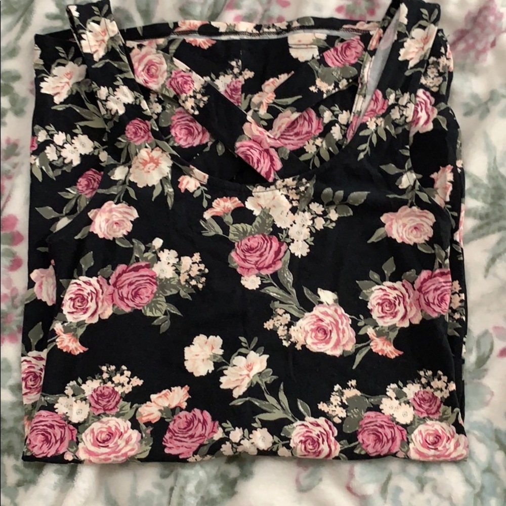 Forever 21 Floral Body Con Dress